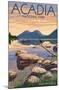 Lantern Press - Acadia National Park, Maine, Jordan Pond-Trends International-Mounted Poster