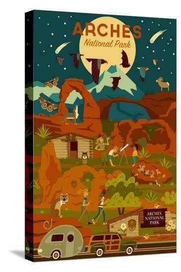 Stretched Canvas Print, , large