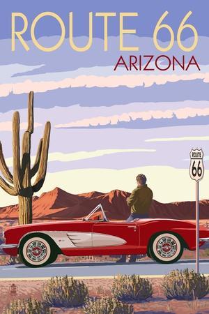 Route 66 Arizona USA 60x90cm Poster