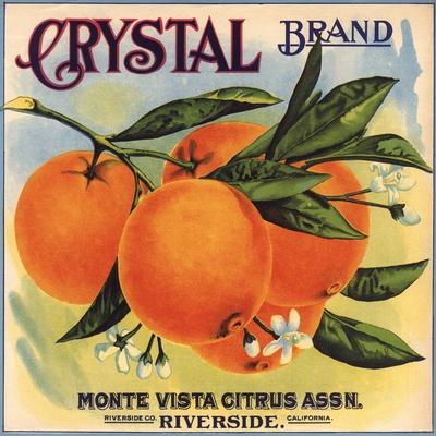San Dimas Los Angeles White Horse Grapefruit Citrus Fruit Crate Label Art Print