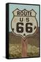 Lantern Press - Flagstaff, Arizona, Route 66-Trends International-Framed Stretched Canvas