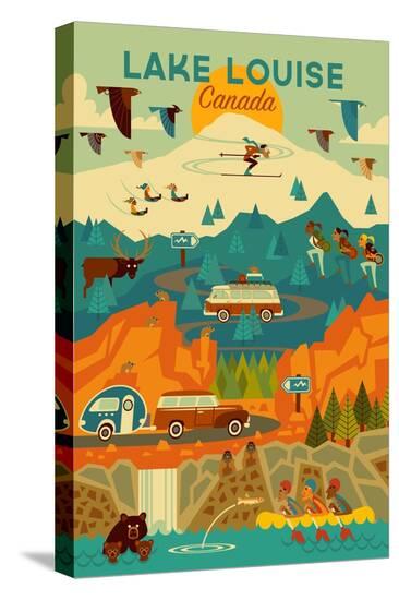Stretched Canvas Print, , large