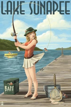 Thrill Of Bass Fishing Art Print by Mark Frost - Pixels Merch