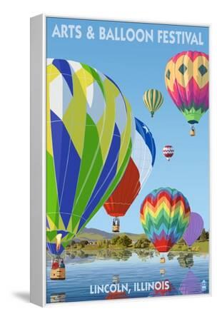Lincoln, Illinois - Illinois Arts and Balloon Festival - Hot Air