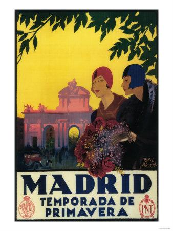 POSTER Zaragoza Falls Spain 24x36