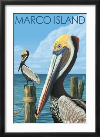 Florida Travel Ads Framed Arts at