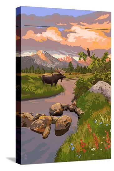 Stretched Canvas Print, , large
