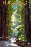 Yosemite Falls - Yosemite National Park, California-Lantern Press-Art Print