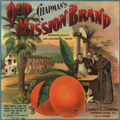 Pomona Morning Glory Orange Crate Label Art Print - Vintage Citrus