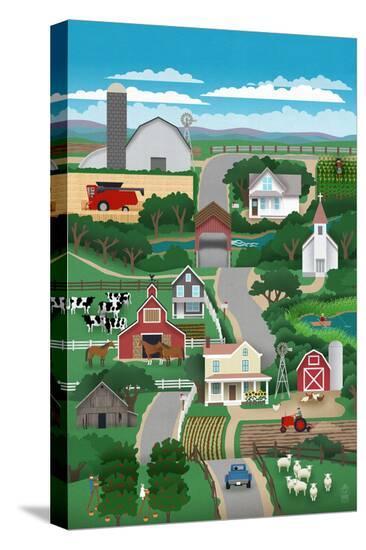 Stretched Canvas Print, , large