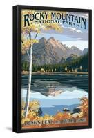 Lantern Press - Rocky Mountain National Park, Colorado, Longs Peak & Bear Lake Fall-Trends International-Framed Poster