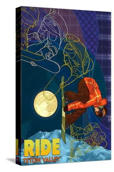 Stretched Canvas Print, , large