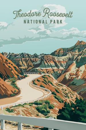 Grand Canyon National Park - Mather Point - Wall Art Print, 24x36