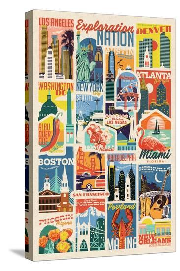 Stretched Canvas Print, , large