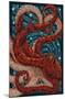 Lantern Press - Yachats, Oregon, Octopus Mosaic-Trends International-Mounted Poster