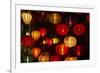 Lantern shop at night, Hoi An, Vietnam-David Wall-Framed Photographic Print