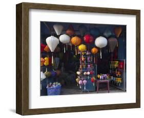 Lantern Shop in Hoi an Ancient Town, Vietnam-Keren Su-Framed Photographic Print