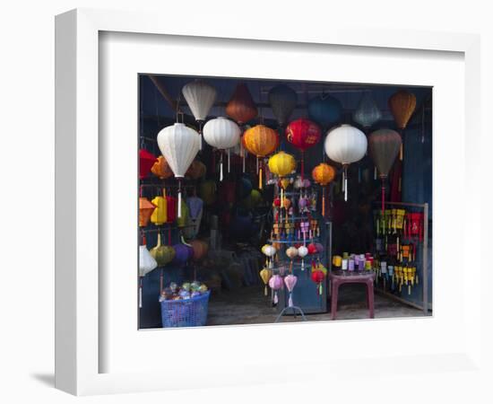 Lantern Shop in Hoi an Ancient Town, Vietnam-Keren Su-Framed Photographic Print