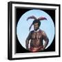 Lantern, Zulu, Cetewayo-null-Framed Art Print