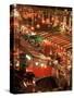 Lanterns and Stalls, Chinatown, Singapore, Southeast Asia-Charcrit Boonsom-Stretched Canvas