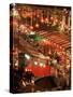 Lanterns and Stalls, Chinatown, Singapore, Southeast Asia-Charcrit Boonsom-Stretched Canvas