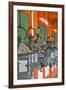 Lanterns at Kasuga Taisha Shrine (Unesco World Heritage Site) at Dusk, Nara, Kansai, Japan-Ian Trower-Framed Photographic Print