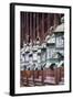 Lanterns at Kasuga Taisha Shrine (Unesco World Heritage Site) at Dusk, Nara, Kansai, Japan-Ian Trower-Framed Photographic Print