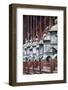 Lanterns at Kasuga Taisha Shrine (Unesco World Heritage Site) at Dusk, Nara, Kansai, Japan-Ian Trower-Framed Photographic Print