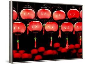 Lanterns in Chinese Temple, Kuala Lumpur, Malaysia-Jay Sturdevant-Framed Photographic Print