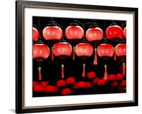 Lanterns in Chinese Temple, Kuala Lumpur, Malaysia-Jay Sturdevant-Framed Photographic Print