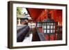 Lanterns in Itsukushima Shrine, Miyajima, Hiroshima Prefecture, Japan.-Iwashi Spirit-Framed Photographic Print