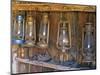 Lanterns Inside Boone's General Store, Abandoned Mining Town of Bodie, Bodie State Historic Park-Dennis Flaherty-Mounted Photographic Print