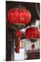 Lanterns, Lijiang (UNESCO World Heritage Site), Yunnan, China-Ian Trower-Mounted Premium Photographic Print