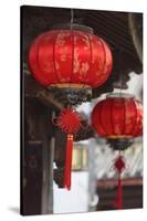 Lanterns, Lijiang (UNESCO World Heritage Site), Yunnan, China-Ian Trower-Stretched Canvas