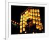 Lanterns on Gion Festival Eve, July, Kyoto, Japan-null-Framed Photographic Print