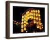 Lanterns on Gion Festival Eve, July, Kyoto, Japan-null-Framed Photographic Print