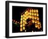 Lanterns on Gion Festival Eve, July, Kyoto, Japan-null-Framed Photographic Print