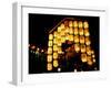 Lanterns on Gion Festival Eve, July, Kyoto, Japan-null-Framed Photographic Print