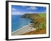 Lantic Bay, Near Fowey, Cornwall, England,UK-John Miller-Framed Photographic Print