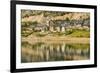 Lanuza village, abandoned after a dam created Lake Lanuza, now rebuilt, Sallent de Gallego, Pyrenee-Robert Francis-Framed Photographic Print