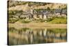 Lanuza village, abandoned after a dam created Lake Lanuza, now rebuilt, Sallent de Gallego, Pyrenee-Robert Francis-Stretched Canvas