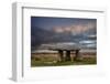 Lanyon Quoit, a Neolithic tomb, under a stormy sky, UK-Graham Eaton-Framed Photographic Print