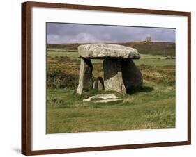 Lanyon Quoit, Cornwall, England, United Kingdom-David Hunter-Framed Photographic Print