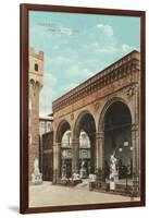 Lanzi Loggia, Florence, Italy-null-Framed Art Print