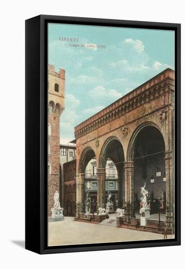 Lanzi Loggia, Florence, Italy-null-Framed Stretched Canvas
