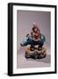 Lao-Tzu (circa 604-531 BC) on His Buffalo, Qing Dynasty-null-Framed Giclee Print