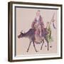 Lao-Tzu on His Buffalo, Followed by a Disciple-null-Framed Giclee Print