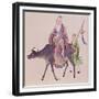 Lao-Tzu on His Buffalo, Followed by a Disciple-null-Framed Giclee Print