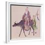 Lao-Tzu on His Buffalo, Followed by a Disciple-null-Framed Giclee Print