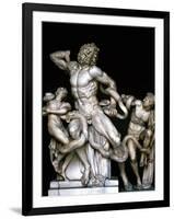 Laocoon and His Sons. Sculpture. 25BC-null-Framed Giclee Print